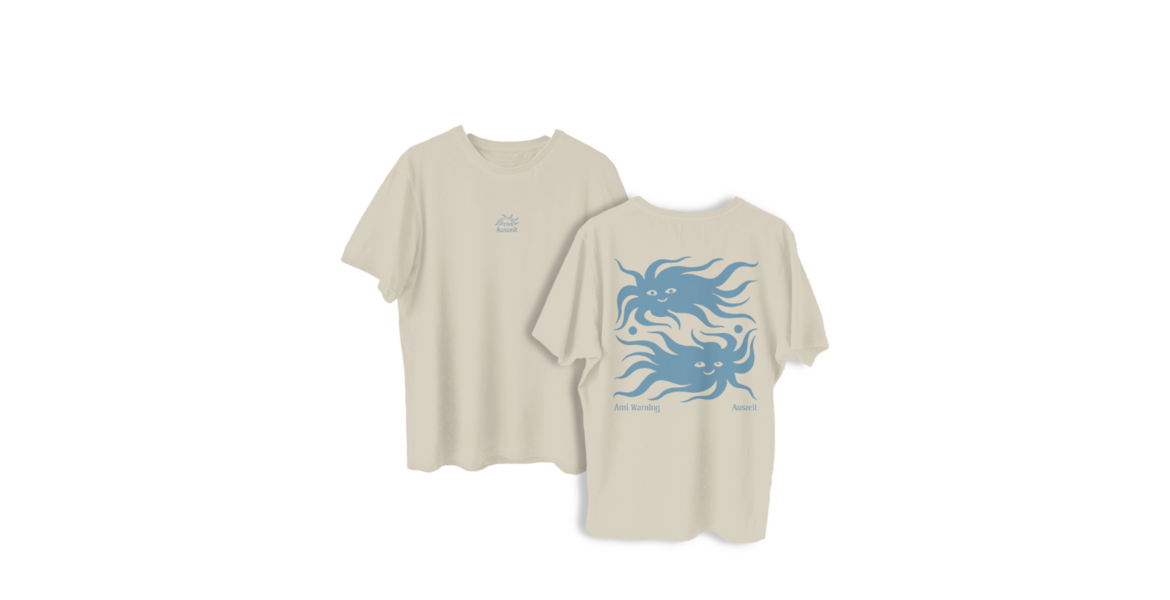  Auszeit, T-Shirt - beige  